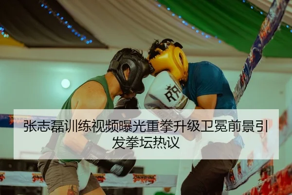张志磊训练视频曝光重拳升级卫冕前景引发拳坛热议